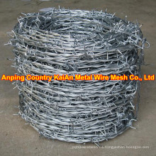 Alambre de púas / alambre de púas recubierto de PVC (30 años de fábrica)
